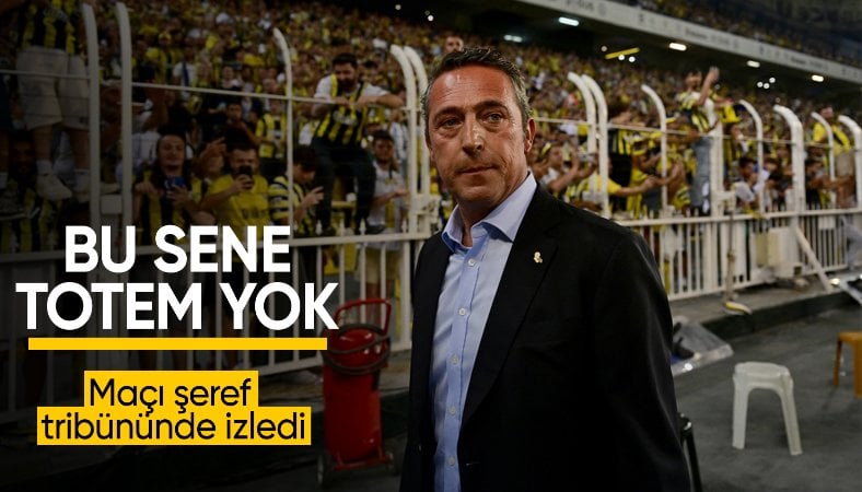 Ali Koç, Kadıköy’de! Adana Demirspor maçını tribünden izledi