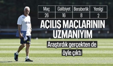 Jose Mourinho ilk hafta maçlarında kolay kolay yenilmiyor