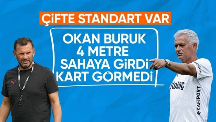 Jose Mourinho: Okan Buruk kart görmüyor ama ben görüyorum