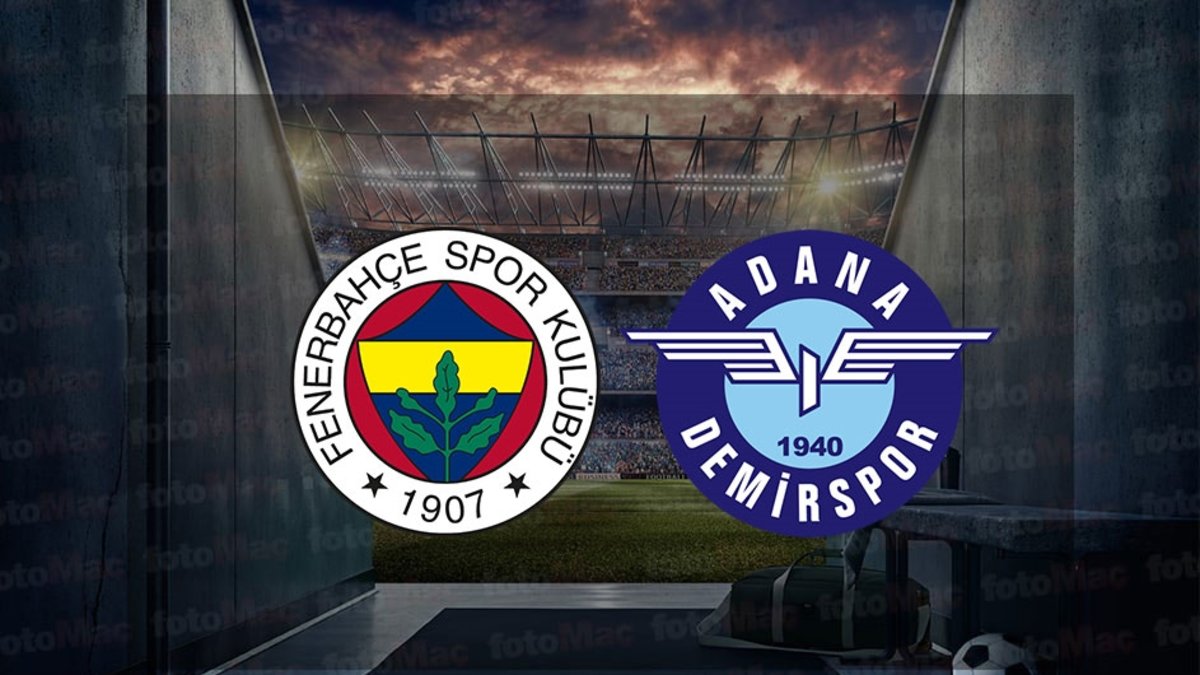 Fenerbahçe – Adana Demirspor maçı ne zaman, saat kaçta ve hangi kanalda canlı yayınlanacak? | Trendyol Süper Lig
