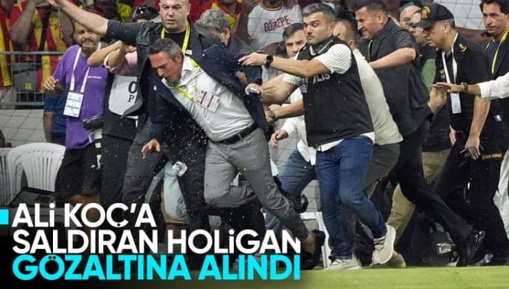 Fenerbahçe Başkanı Ali Koç’a saldıran şahıs gözaltına alındı