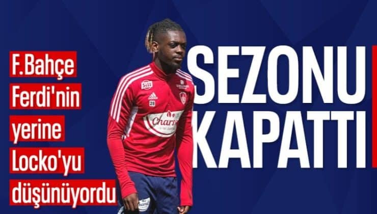 Fenerbahçe’nin istediği Bradley Locko sezonu kapattı