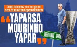 Jose Mourinho’nun heyecanlandıran istatistiği: Fenerbahçe’ye Avrupa’da final oynatabilir