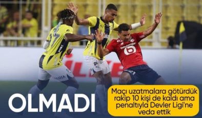 (ÖZET) Temsilcimiz Fenerbahçe, Lille’e elendi! UEFA Avrupa Ligi’nde devam edeceğiz