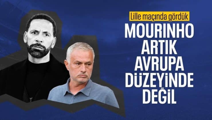 Rio Ferdinand’ın Jose Mourinho eleştirisi! Maçlar sahada kazanılır