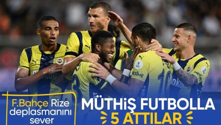 Rizespor – Fenerbahçe Maç Özeti