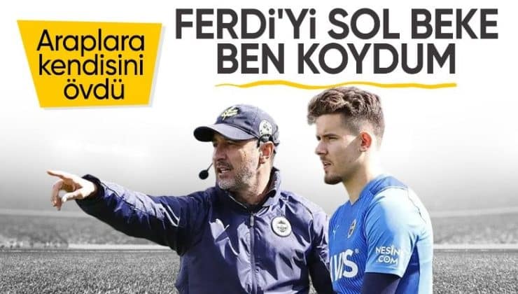 Vitor Pereira, Ferdi Kadıoğlu’nun sol beke evrilme sürecini anlattı