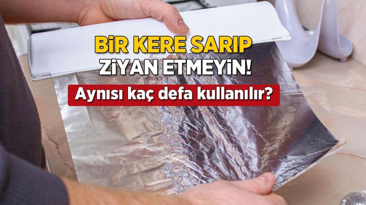 Alüminyum folyoyu bir defa kullanıp atmayın! Tencere, tavaları işte böyle parlatıyor