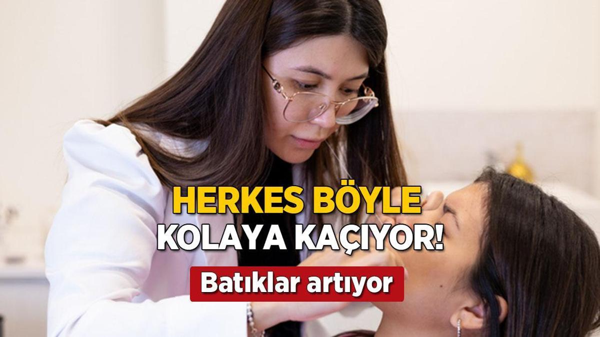 Herkes kolaya kaçıyor! İple kaş ve bıyık alırken taktik buymuş, batığa son