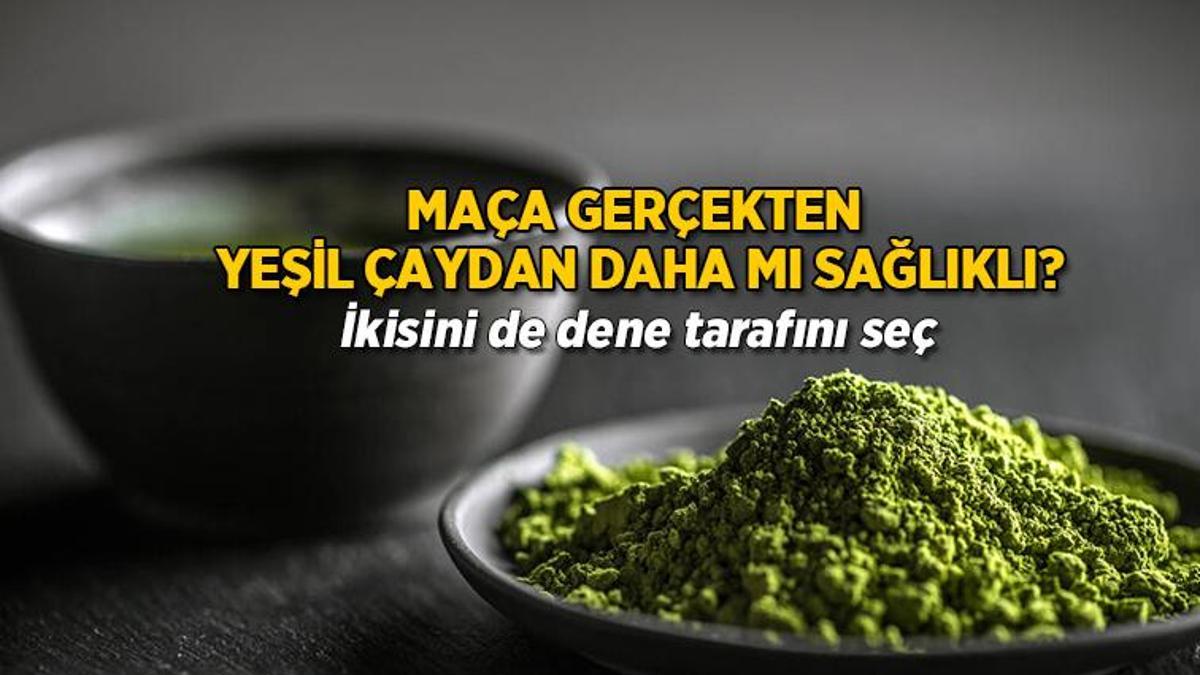 Maça gerçekten yeşil çaydan daha mı faydalı? İkisini de dene, tarafını seç